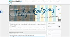 Desktop Screenshot of paniowki.pl