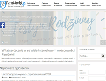 Tablet Screenshot of paniowki.pl